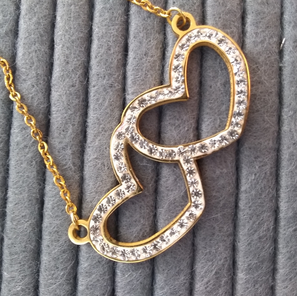 Two hearts necklace